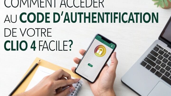 Comment accéder au code d’authentification de votre Clio 4 facilement ?