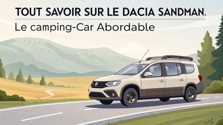 Tout savoir sur le Dacia Sandman, le camping-car abordable