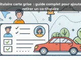 Co-titulaire carte grise&nbsp;: guide complet pour ajouter ou retirer un co-titulaire