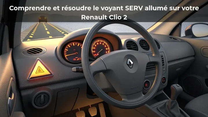 Comprendre et résoudre le voyant SERV allumé sur votre Renault Clio 2