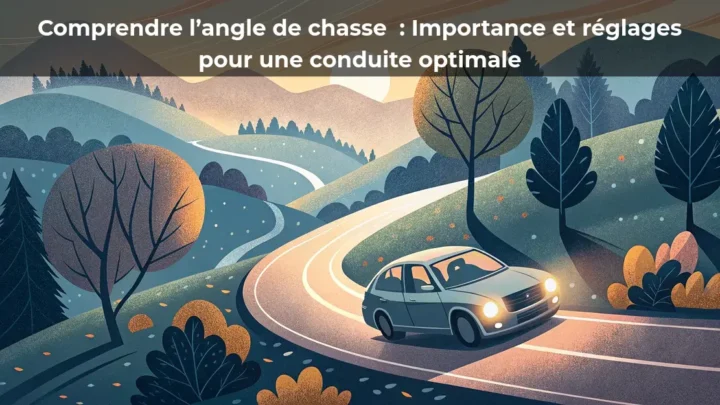 Comprendre l’angle de chasse&nbsp;: Importance et réglages pour une conduite optimale