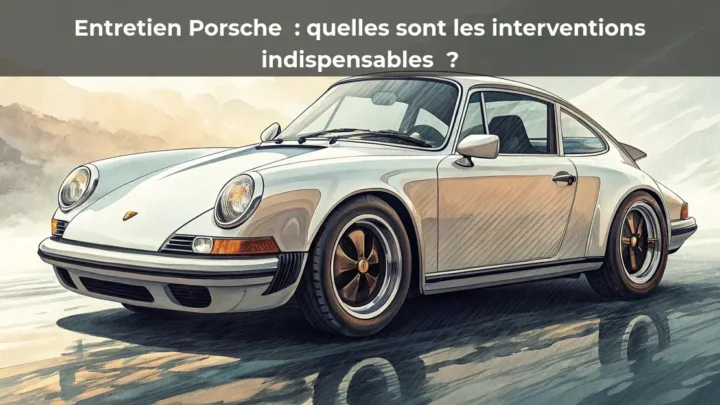 Entretien Porsche&nbsp;: quelles sont les interventions indispensables&nbsp;?
