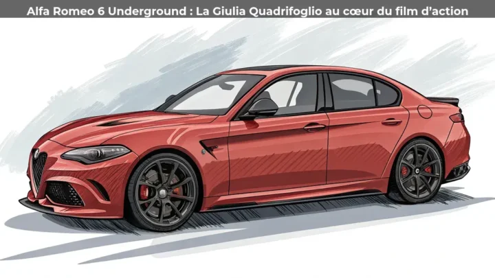 Alfa Romeo 6 Underground&nbsp;: La Giulia Quadrifoglio au cœur du film d’action