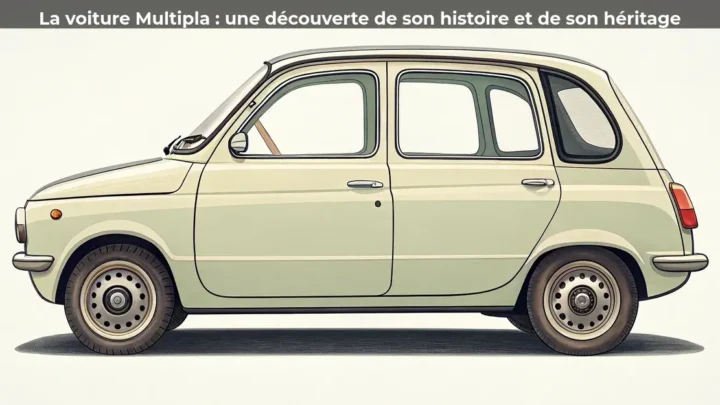 La voiture Multipla&nbsp;: une découverte de son histoire et de son héritage