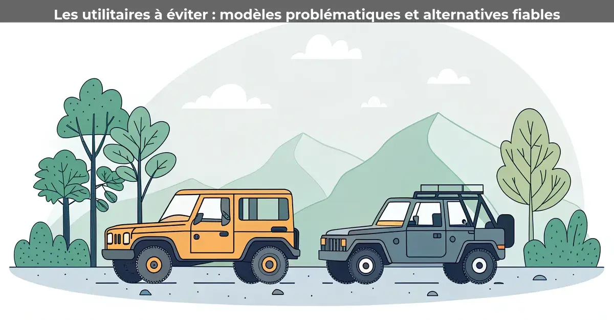 Les utilitaires à éviter&nbsp;: modèles problématiques et alternatives fiables