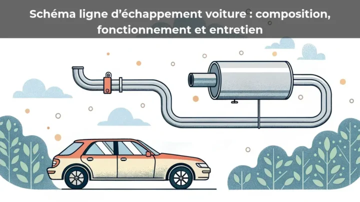 Schéma ligne d’échappement voiture : composition, fonctionnement et entretien