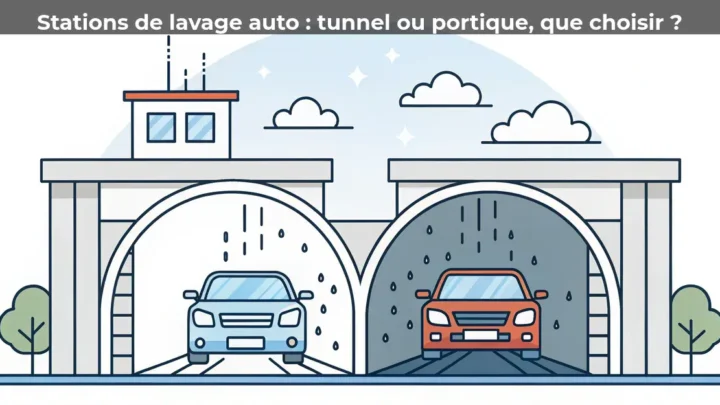 Stations de lavage auto&nbsp;: tunnel ou portique, que choisir&nbsp;?