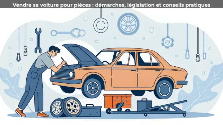 Vendre sa voiture pour pièces&nbsp;: démarches, législation et conseils pratiques