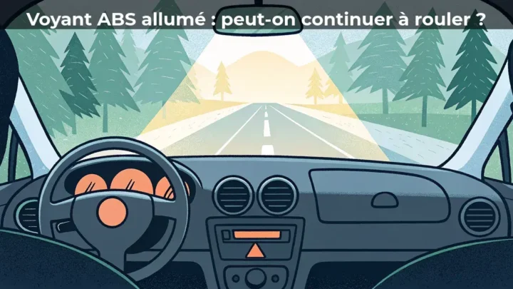 Voyant ABS allumé&nbsp;: peut-on continuer à rouler&nbsp;?
